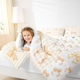thumbnail image 4 of Feelyou Orange Princess Bow Full Size Comforter Sets, Abstract Bedding Sets, 3pcs, 4 of 8