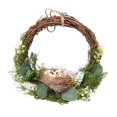 thumbnail image 1 of Corona De Pájaro, Corona De Pájaro De Pascua Artificial, Decoración De Primavera Para La Pared De La Puerta Delantera, Suministros Rústicos Para Fiestas Y Festivales Cateissary HA040805-00, 1 of 6