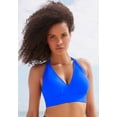 thumbnail image 5 of Swimsuits for All Women's Loop Strap Halter Bikini Top, 5 of 6