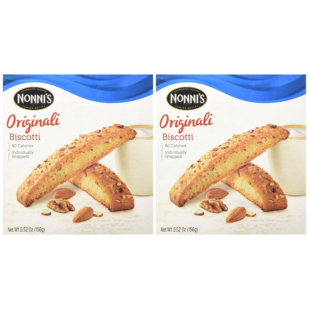 12 PACKS NONNI'S Biscotti Originali 5.52 Oz. Box of 8 Individually