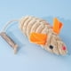 thumbnail image 2 of Juguete para gatos Ratón de simulación Gato Menta Polygonum de madera Divertido palo para gatos Autofelicidad y alivio del aburrimiento Gato Gato Menta Suministros para mascotas (gris), 2 of 8