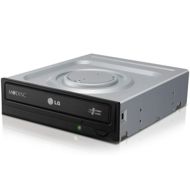 Lg Gh24nsc0 Disk Drive Dvda Rw A R Dl Dvd Ram 24x 24x 5x Serial Ata Internal 5 25 Walmart Com Walmart Com