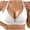 White, variant on Iugvhana Seamless Bras for Women Open Back Wireless Bra Full Coverage Push-Up Bra Adjustable Straps Lifitng Comfortable Everyday Bra Black XL