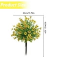 thumbnail image 3 of Clearance Artificial flowers under $30,Artificial Boxwood Topiary Trees With Flowers For Outdoor Plants With Ground Faux Greenery Shrubs Faux Plants For Front Door Garden Yard Porch Patio Decor, 3 of 6