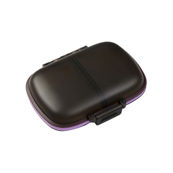 Portable 7-Compartment Weekly Pill Organizer Box, Sealed Container for Travel, Storage, and Small Item Categorization