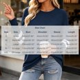 thumbnail image 3 of Miqool Shirts for Women Crew Neck Long Sleeve Pullover Casual Basic Tees Trendy Athletic Sports Tops, 3 of 8