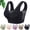 Black, variant on Hana Bra for Senior Women, Cotton Buttonless Comfy Lifting Shaping Bras, Full Coverage Underwire Free Bras Front Close Bras Vest Without Underwire for Older Women, Beige L