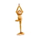 thumbnail image 5 of Estatua de mono de yoga, figura de resina, recuerdo, regalo, adorno coleccionable decorativo. Soporte de una sola pierna, 5 of 9