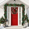 thumbnail image 6 of Vintage Red Truck Winter Wreath with Berry Xmas Decor with Pine Cones Christmas Wreath Christmas Garland Fall Wreaths Thanksgiving Day Farmhouse Decor, 6 of 7
