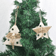 thumbnail image 4 of Adornos de madera colgantes de Navidad para la decoración del árbol de Navidad, decoración de fiestas, adornos navideños Ormromra CPB-CJZ147-1, 4 of 5