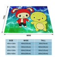 thumbnail image 4 of Kawaii jj Mikey Maizen Soft Micro Fleece Cozy Throw Blanket Lightweight Fuzzy Flannel Blankets Sofa Decor Gifts, 4 of 9