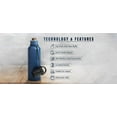 thumbnail image 3 of Bottlekeeper 8021497 The Standard 2.0 Insulated Bottle Can Cooler, 12 oz - Blue, 3 of 8