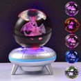 thumbnail image 2 of 3D Crystal Ball LED Night Light Base Changes Color Toy Night Light Child Christmas Present, 2 of 8