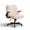 Beige, variant on IPKIG Criss Cross Office Chair with Flip Backrest, Double-Layer Cushion, 30" Extra Wide Seat, Adjustable Height & Arms for Home Office Vanity