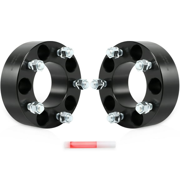cciyu 5x5 to 5x5 Wheel spacers 2 inch 5x127 to 5x127 87.1 mm CB with 14x1.5 Accessories fit for Chevrolet for C1500 for C1500 Suburban for Express 1500 for Tahoe for Dodge for Durango for GMC 2 pcs