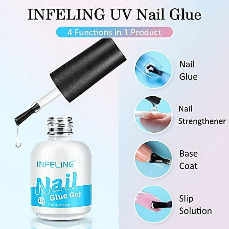 Gel Nail Glue U V Nail Glue Curing Needed Multi functional - Temu