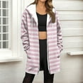 thumbnail image 2 of jobturf Winter Coats for Women Thickened Warm Fleece Lined Lightweight Jacket Fall Fashion Drawstring Zip up Hoodie Casual Outerwear with Pockets, 2 of 6