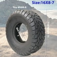thumbnail image 3 of M optimized Set of 2 ATV Tires All-Terrain Tires 16x8-7 4PR ATV UTV Trail Sand Mud Off-Road Tires Tubeless, Black, 3 of 6