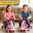 thumbnail image 5 of Lil’ Rider Wiggle Car for Ages 3 and Up - Twist, Wiggle, and Go (Pink), 5 of 8