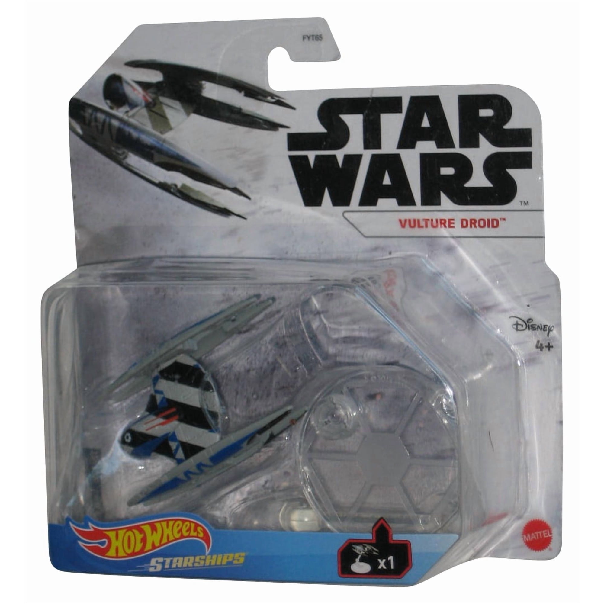 Star Wars Hot Wheels (2019) Vulture Droid Starships Toy Vehicle - (Damaged Packaging)