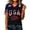 Black, variant on Soccer Cup 2026 Soccer Shirt for Women Soccer Fan Jersey Jersey Y2k V Neck Short Sleeve Shirt Black XL