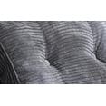 thumbnail image 2 of Sofá cama plegable en forma de L, sillón convertible con reposabrazos y almohadas, portátil y cómodo, se adapta al suelo de la sala de estar, dormitorio o cualquier espacio, azul marino,Gris oscuro, 2 of 2
