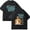 Black, variant on Elliot James Reay Tour Merch Dirtyfit T-shirt Short-Sleeved Washed Denim Fashion Loose Summer Cotton Stylish Design Tee