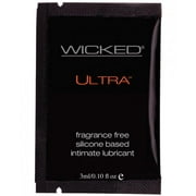 Wicked Sensual Care Ultra Silicone Based Lubricant - .1 oz Fragrance Free