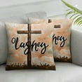 thumbnail image 3 of Bible Quotes Cushion Cover Raised On Sweet Tea and Jesus Throw Pillow Covers Bible Verses Religious Christmas Christian Pillow for Couch Sofa Bedroom Decorative Farmhouse Pillow, 3 of 7