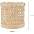 thumbnail image 2 of Rattan Pen Holder Handwoven Wicker Sundries Basket-Primary Color, 2 of 5