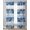 White Navy Blue, variant on Teal Coastal Beach Sheer Curtains 63 Inch Length 2 Panels Set for Living Room/Bedroom, Nautical Starfish Coral Vintage Wooden Kitchen Curtains Grommet Semi-Sheer Curtains Window Treatments 42"x63"x2