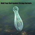 thumbnail image 3 of czcpp-5 Pack Fishing Bank Sinkers, Surf Fishing Catfish Sinker Terminal Tackle Accessories Fish Finder Rig Bottom Rig River Fishing Freshwater Saltwater Channel Pompano Striper, 3 of 4