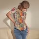 thumbnail image 3 of Balery Funny Dogs Family Body de cuello redondo de manga corta para mujer Tops de manga corta Tops básicos-X-Large, 3 of 7