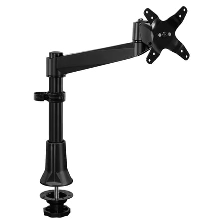 UPC: 0818103021125 | Mount-It! Monitor Desk Mount | Fits 17-30 Inch Monitors | TAA Compliant | Black