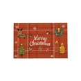 thumbnail image 2 of Christmas Door Mat 15.7x23.6 Inch – Non-Slip Absorbent Entrance Rug for Home Kitchen Bathroom – Festive Polyester Floor Mat for Indoor Holiday Decor, 2 of 6