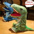 thumbnail image 2 of New Plush Simulation Dinosaur, Hand Puppet T-rex Kids Cover Hands Plush Toy, Abdominal Finger Doll, For Children Kids, 2 of 5