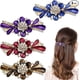 thumbnail image 1 of pinzas para el pelo de flor retro, pinzas para el pelo con lentejuelas francesas, elegantes pinzas para el pelo con diamantes de imitación, pinzas para el pelo de cristal de metal, hebilla para el pel, 1 of 5