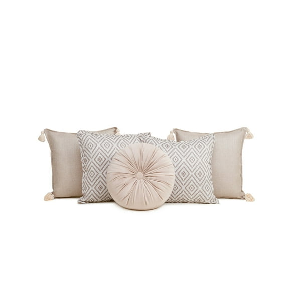 Set de Cojines Decorativos Antonela  Set Beige 9