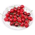 thumbnail image 1 of 50 piezas de cerezas artificiales falsas, modelo de fruta, relleno de jarrón, juguete de comida, modelo de fruta, fotografía, 1 of 5