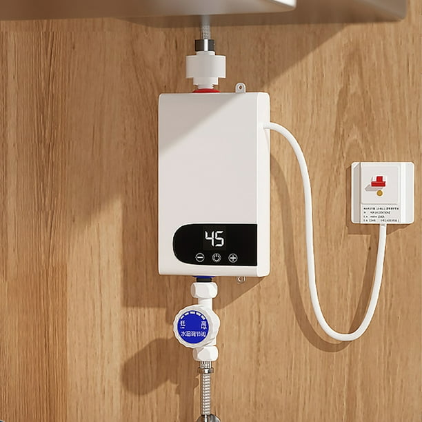 Instant Hot Water Under Sink - Tankless Water Heater with LED Digital