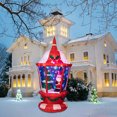 thumbnail image 6 of Christmas Inflatable Decoration Santa, Lighted Inflatable with Build-in LED Blow Up for Xmas Party Indoor, Outdoor, Yard, Garden, Lawn Winter Decor, 6 of 8