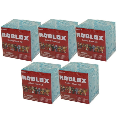 Jazwares Roblox Mystery Figures Series 3 Blind Boxes 5 Pack Lot3 Inch - 