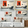 thumbnail image 4 of Designart "Mid Century Sleek horizon II" Mid-century Canvas Wall Art, 4 of 5