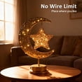 thumbnail image 4 of Decorations for Home 2026, Crescent Moon and Star Lamp for  Decor, USB or Battery Powered Lights for Party Home Decor, Gifts for Friends Family, 4 of 7