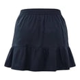 thumbnail image 2 of Falda George para Mujer Corta con Elástico y Jareta en Cintura Olan en Ruedo Negro Talla EG, 2 of 4