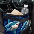 thumbnail image 6 of Starry Shark Foldable Car Garbage Can with Lid, Leak-proof, Hanging Storage Bag - Trash Can for Car, Mini Trash Can, 6 of 6