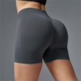 thumbnail image 2 of Audhol Yoga Shorts for Women Womens Yoga Shorts Workout Butt Lifting Shorts for Women High Waisted Gym Yoga Booty Shorts Shorts for Women Grey L, 2 of 6