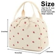 thumbnail image 5 of GADE Lunch Bag for Women Men Cute Corduroy Lunch Tote Bags Reusable Insulated Lunch Box Large Capacity Reusable Insulated Cooler for Work Picnic or Travel, 5 of 8