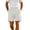 White, variant on Men's High Waist Pleated Casual Shorts Rolled Cuff Hem Relaxed Fit Summer Business Chino Bottoms