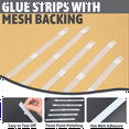 thumbnail image 3 of 60 Pcs Glue Strips with Mesh Backing, 3/5 Inch Thermal Glue Strips for Book-Binding Repair for 101-130 Sheet Capacity, 3 of 6
